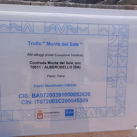 Trullo Monte Del Sale * Alberobello